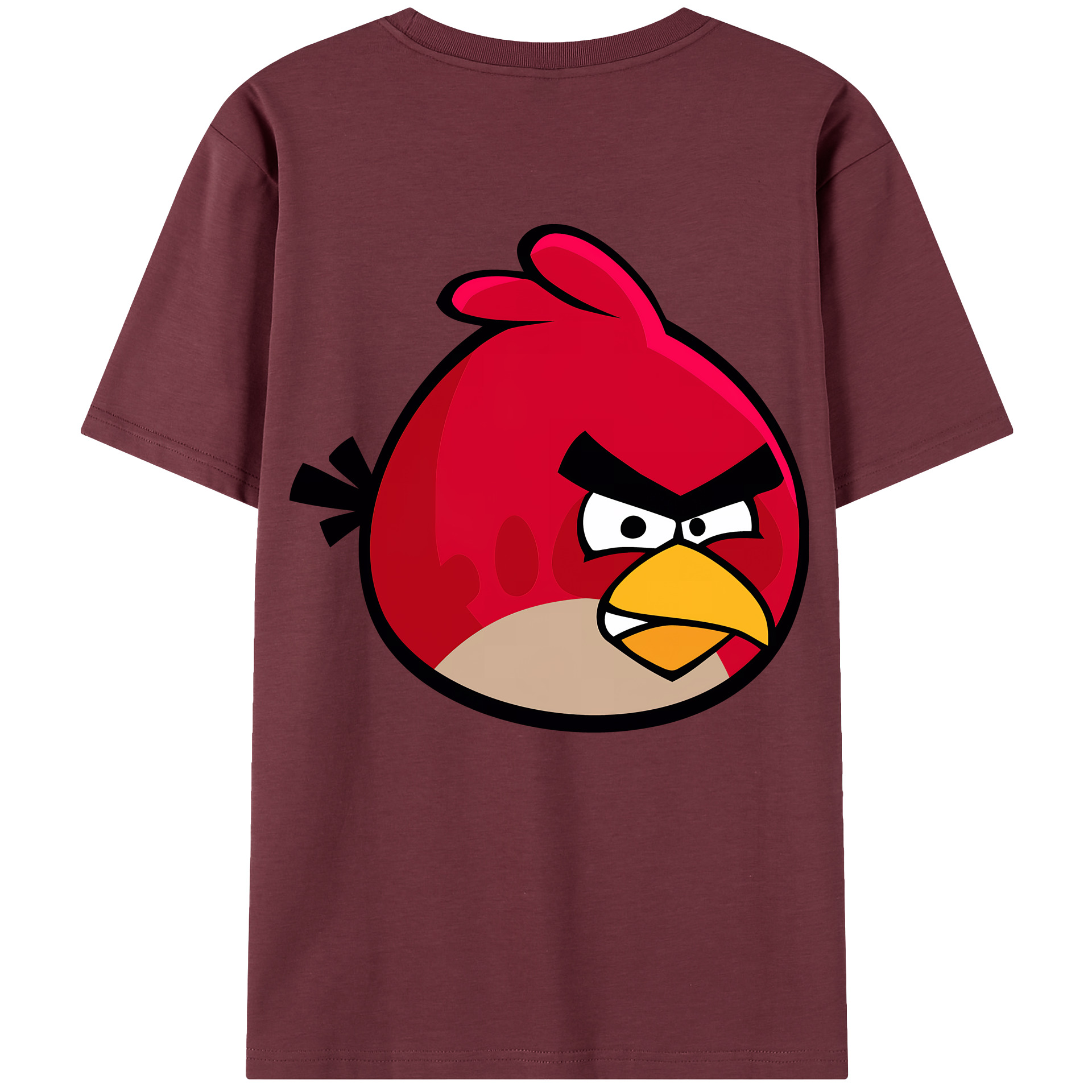 （画像用） Angry Birds アングリーバード 綿100％半袖Tシャツ（背面プリント）